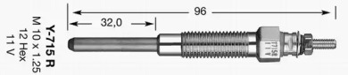 Свеча накаливания NGK 5376